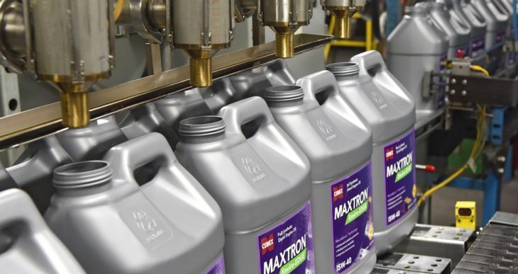 Maxtron bottles being filled